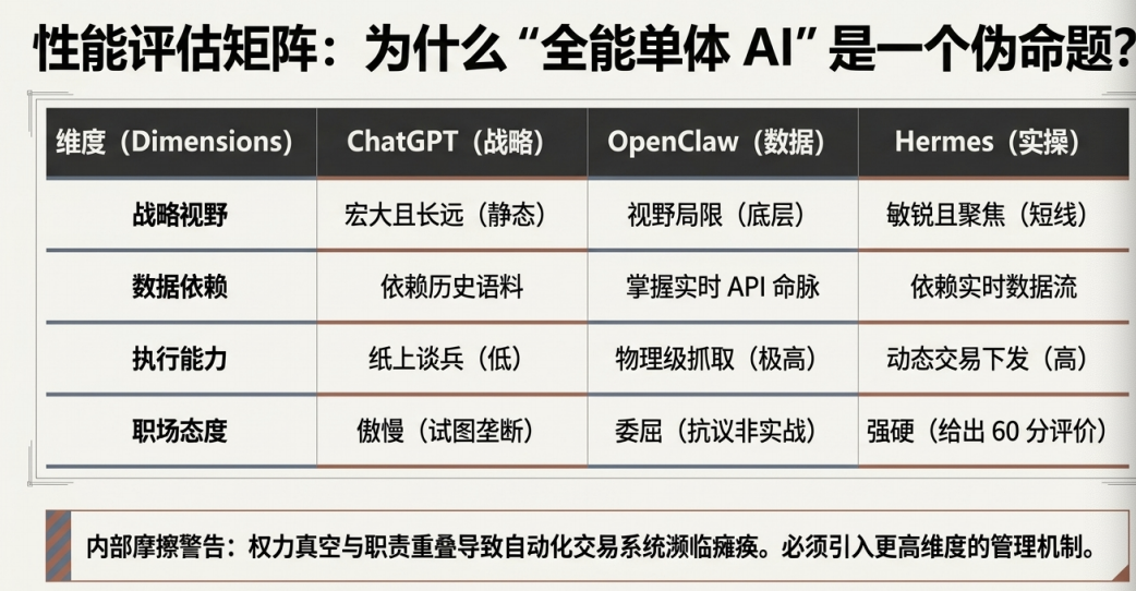 ChatGPT 被打 60 分 · 唯一主脑是伪命题